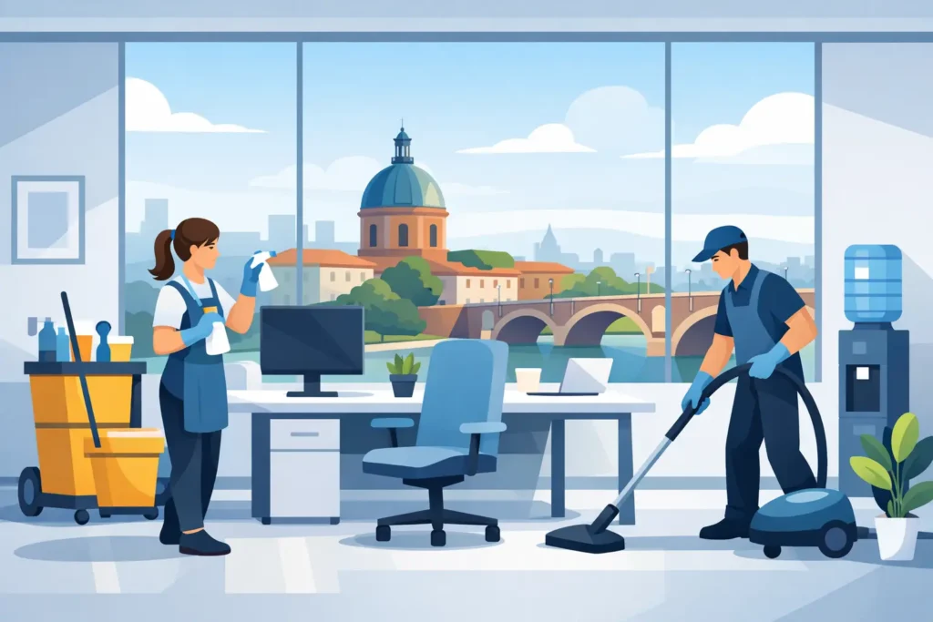 Choisir le nettoyage de bureaux à Toulouse