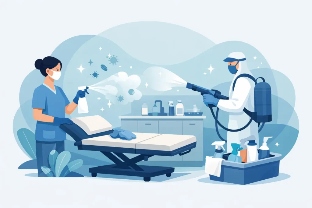 Protocole de désinfection clinique efficace